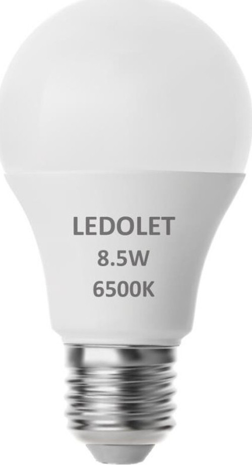 8,5W E27 Led Ampul Beyaz Işık - 6500K