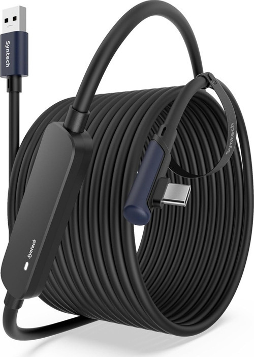 10 M Usb-C Vr Kablo – Quest2/quest Pro/pico 4 Uyumlu Yüksek Hızlı Bağlantı Kablosu SİYAH