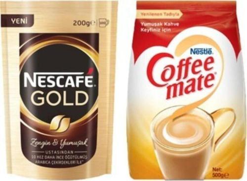 Nestle Gold 200 Gr + Nestle Coffee Mate 500 Gr