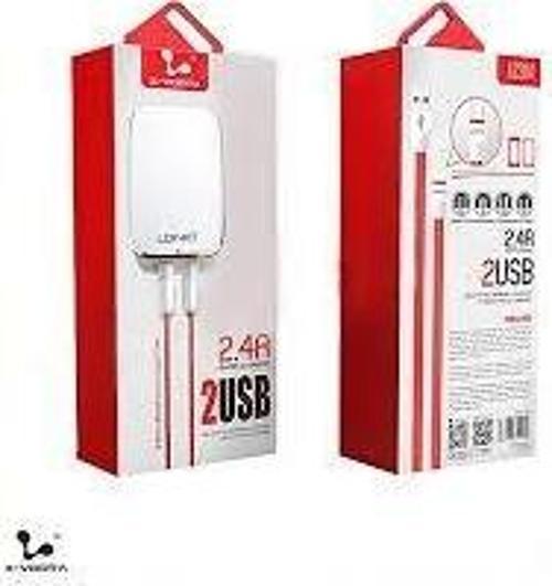 2.4A Çıkışlı Çift Usb Portlu Android Şarj Cihazı
