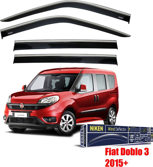 Fiat Doblo 3 Kromlu Cam Rüzgarlığı Niken 2015-2023 arası modeller