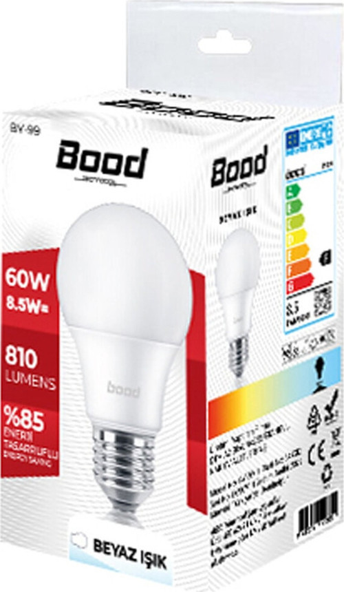 8,5 60W Led Ampul Beyaz By-99