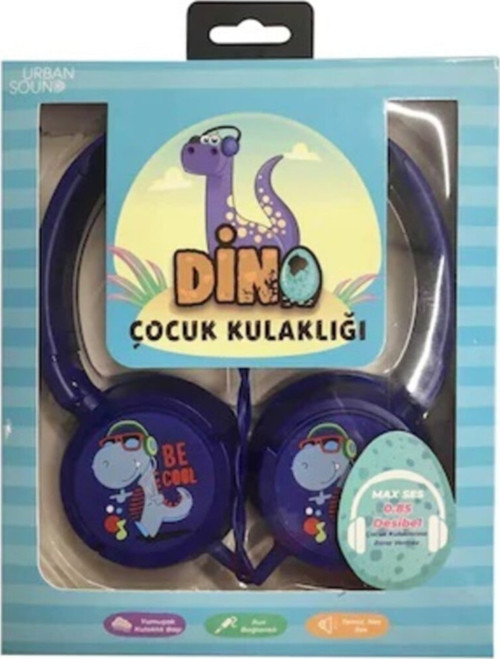 Dino Çocuk Kulaküstü Kulaklık