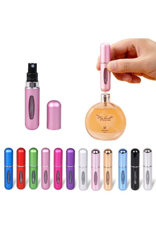 BOOD DP-01 Mini Doldurulabilir Parfüm Şişesi 5ml 5’li Set | Seyahat Boy, Sprey, Taşınabilir