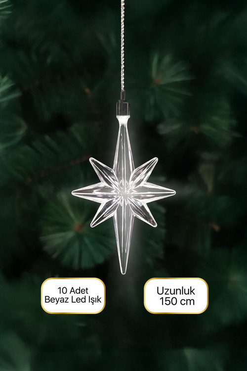 KY-10 Kuzey Yıldızı Dekoratif Led Işık Zinciri