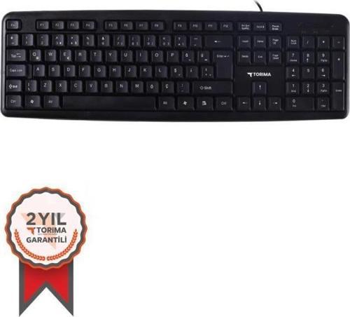 TK-01 Kablolu Standart Q Klavye Siyah