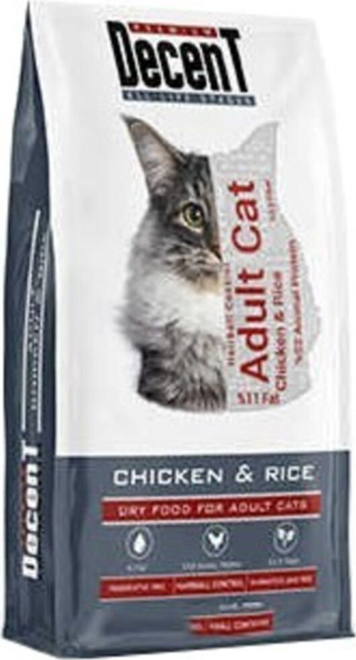 Decent Yetişkin Tavuklu Kuru Kedi Maması 15 Kg