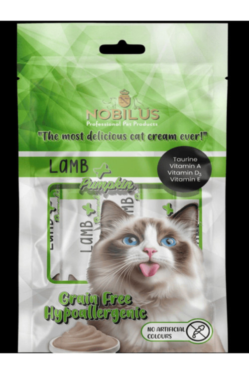 Kuzu Ve Balkabaklı Kedi Krema Ödülü 5X15G
