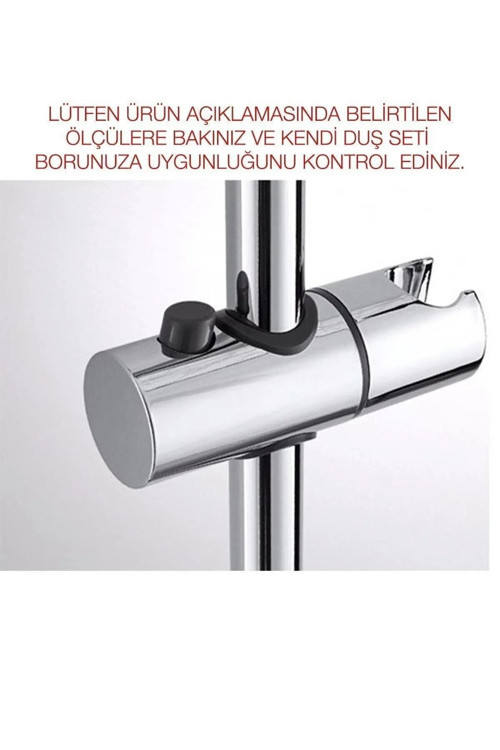 Sürgülü Duş Mafsalı Ayarlanabilir 22Mm Banyo Duş Aparatı