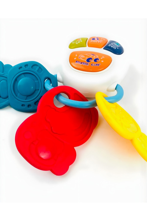 Kent Oyuncak Müzikli Araç Uzaktan Kumandası - Beyaz