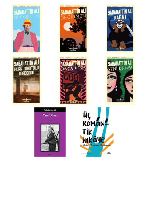 Sabahattin Ali Bütün Şiirleri +7 Adet Kitap Set