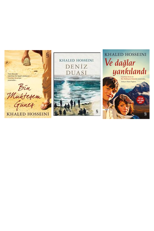 Khaled Hosseini Bin Muhteşem Güneş +2 Adet Kitap Set