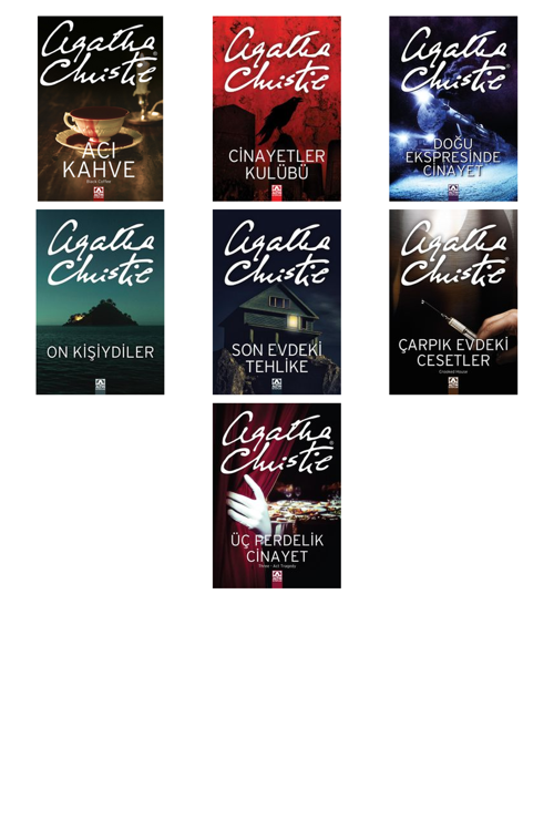 Agatha Christie Acı Kahve +6 Adet Kitap Set