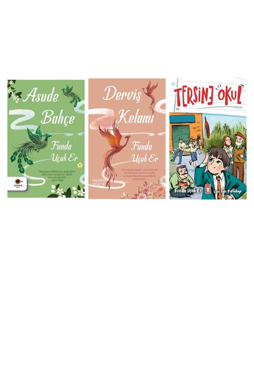 Funda Uçuk Er Asude Bahçe +2 Adet Kitap Set