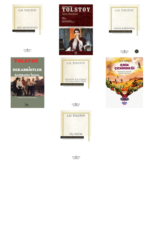 Lev N. Tolstoy Aile Mutluluğu (Karton Kapak) +6 Adet Kitap Set