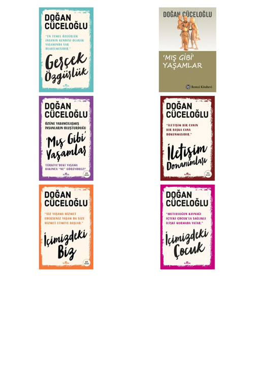 Doğan Cüceloğlu Gerçek Özgürlük +5 Adet Kitap Set