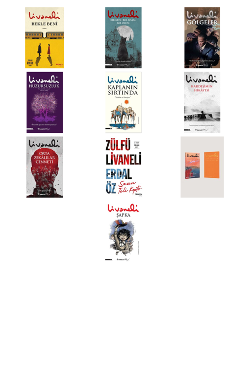 Zülfü Livaneli Bekle Beni +9 Adet Kitap Set