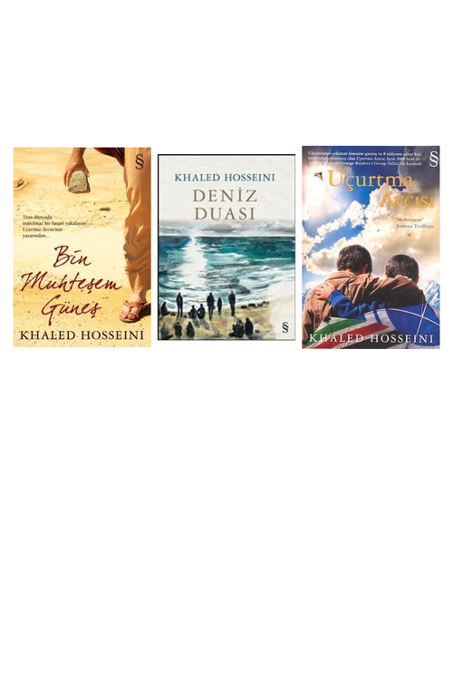 Khaled Hosseini Bin Muhteşem Güneş +2 Adet Kitap Set