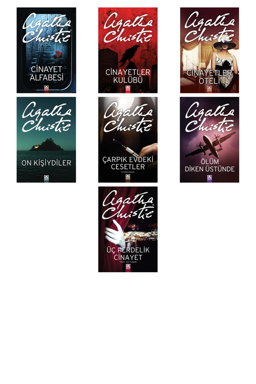 Agatha Christie Cinayet Alfabesi +6 Adet Kitap Set