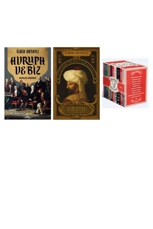 Prof. Dr. İlber Ortaylı,Şermin Yaşar Avrupa ve Biz & Geçmişten Günümüze +2 Adet Kitap Set