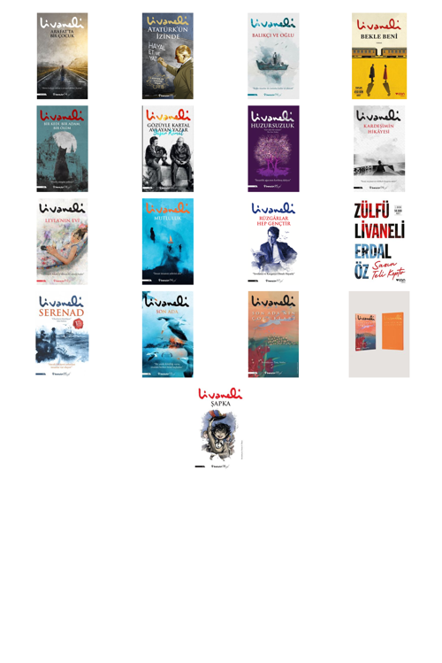 Zülfü Livaneli Arafat'ta Bir Çocuk +16 Adet Kitap Set