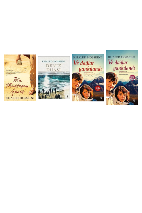 Khaled Hosseini Bin Muhteşem Güneş +3 Adet Kitap Set