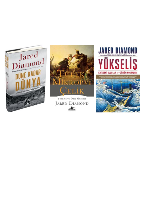 Jared Diamond Düne Kadar Dünya Geleneksel Toplumlardan +2 Adet Kitap Set