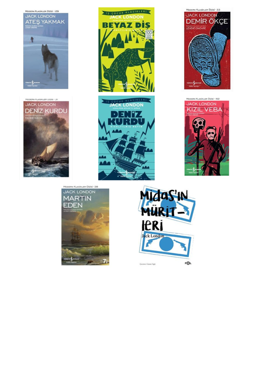 Jack London Ateş Yakmak +7 Adet Kitap Set