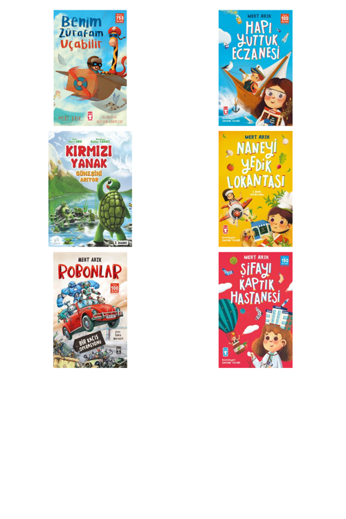 Mert Arık Benim Zürafam Uçabilir +5 Adet Kitap Set