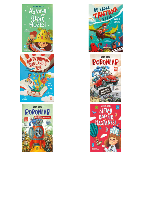 Mert Arık Ayvayı Yedik Müzesi +5 Adet Kitap Set