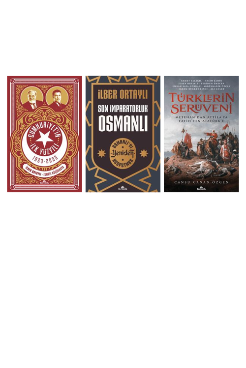 Prof. Dr. İlber Ortaylı,Şermin Yaşar Cumhuriyet'in İlk Yüzyılı (1923-2023) +2 Adet Kitap Set