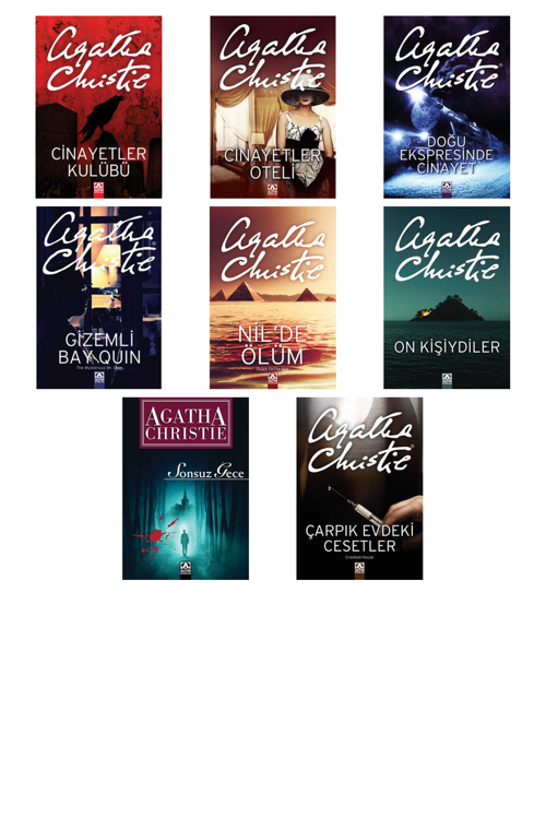 Agatha Christie Cinayetler Kulübü +7 Adet Kitap Set