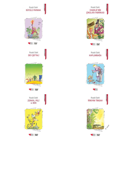 Roald Dahl Büyülü Parmak +5 Adet Kitap Set