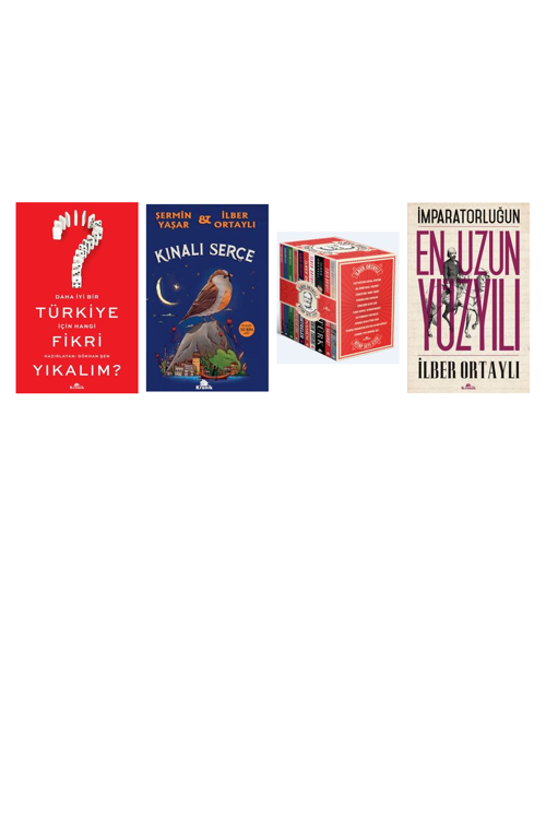 Prof. Dr. İlber Ortaylı,Şermin Yaşar Daha İyi Bir Türkiye İçin Hangi Fikri Yı +3 Adet Kitap Set