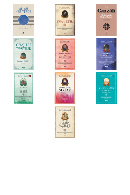 İmam Gazali Allah Her Yerde +9 Adet Kitap Set