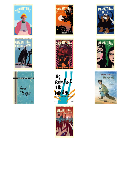 Sabahattin Ali Bütün Şiirleri +9 Adet Kitap Set