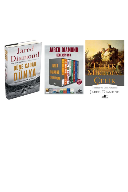 Jared Diamond Düne Kadar Dünya Geleneksel Toplumlardan +2 Adet Kitap Set