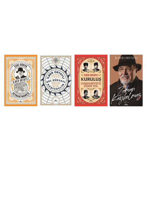 Prof. Dr. İlber Ortaylı,Şermin Yaşar Eski Dünya Seyahatnamesi +3 Adet Kitap Set