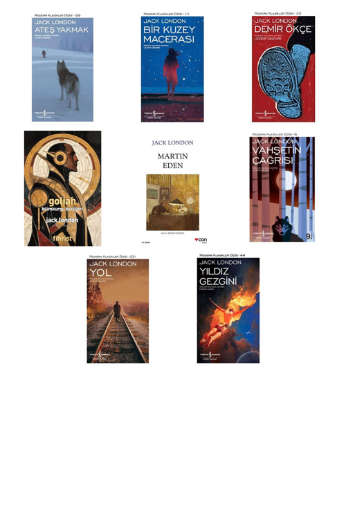 Jack London Ateş Yakmak +7 Adet Kitap Set