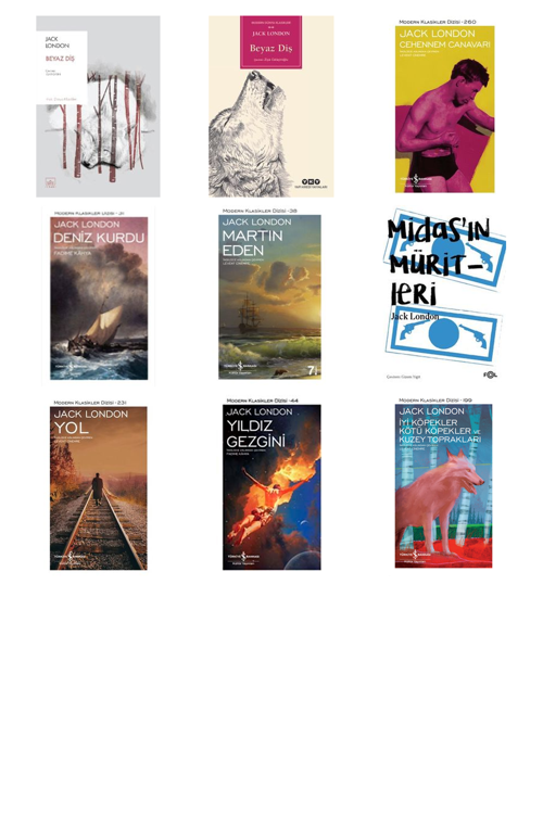 Jack London Beyaz Diş +8 Adet Kitap Set