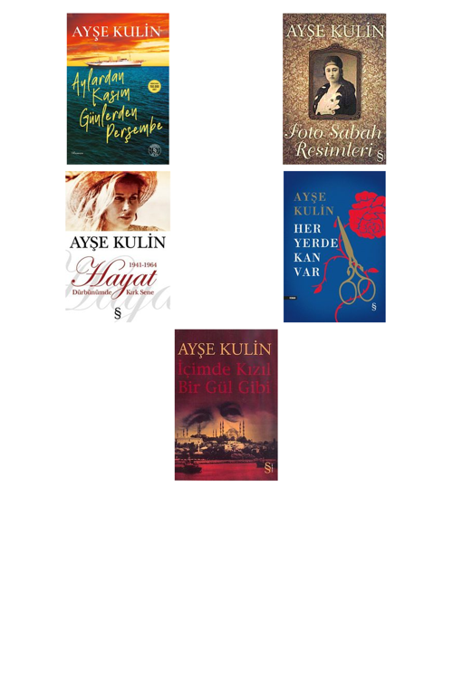 Ayşe Kulin Aylardan Kasım Günlerden Perşembe +4 Adet Kitap Set