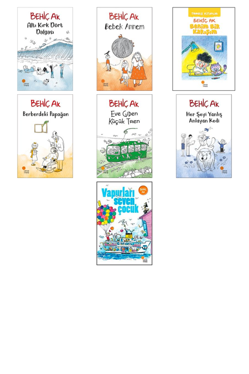 Behiç Ak Altı Kırk Dört Dalgası +6 Adet Kitap Set