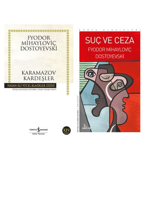 Fyodor Mihailoviç Dostoyevski Karamazov Kardeşler (Ciltsiz) +1 Adet Kitap Set