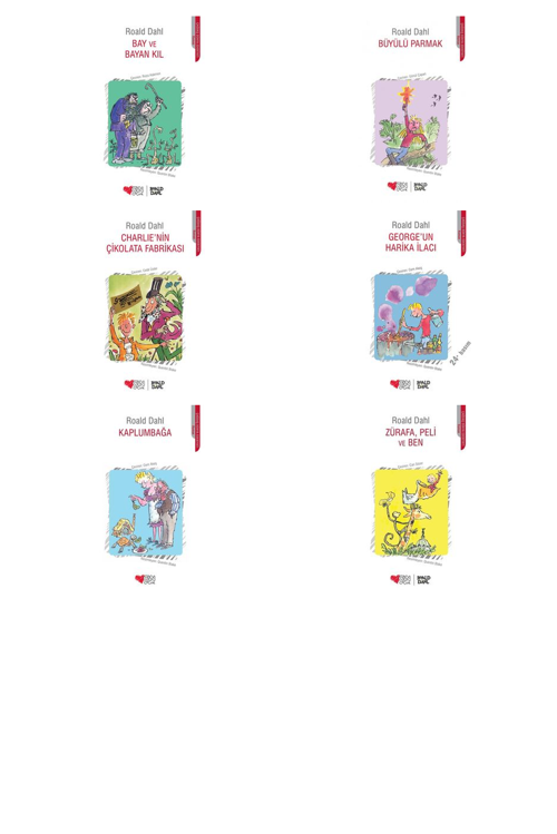 Roald Dahl Bay ve Bayan Kıl +5 Adet Kitap Set