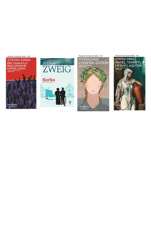 Stefan Zweig Bir Zanaatla Beklenmedik Karşılaşma +3 Adet Kitap Set