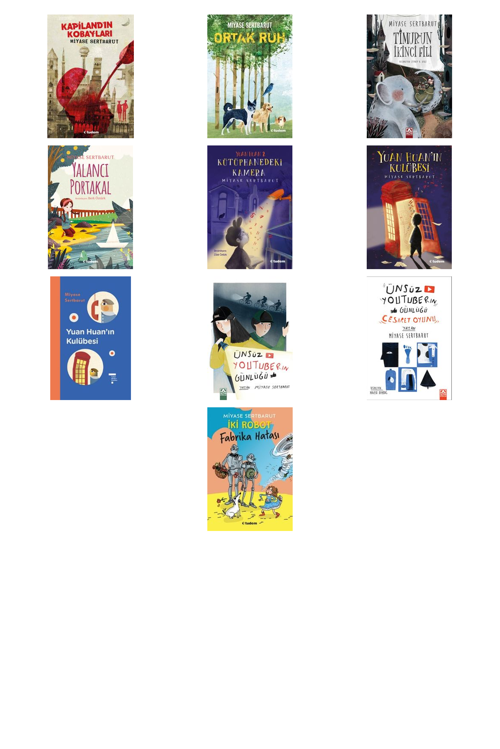 Miyase Sertbarut Kapiland'ın Kobayları +9 Adet Kitap Set