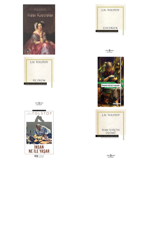 Lev N. Tolstoy Anna Karenina +5 Adet Kitap Set