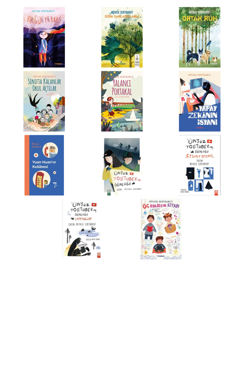 Miyase Sertbarut Bir Gün Herkes... +10 Adet Kitap Set