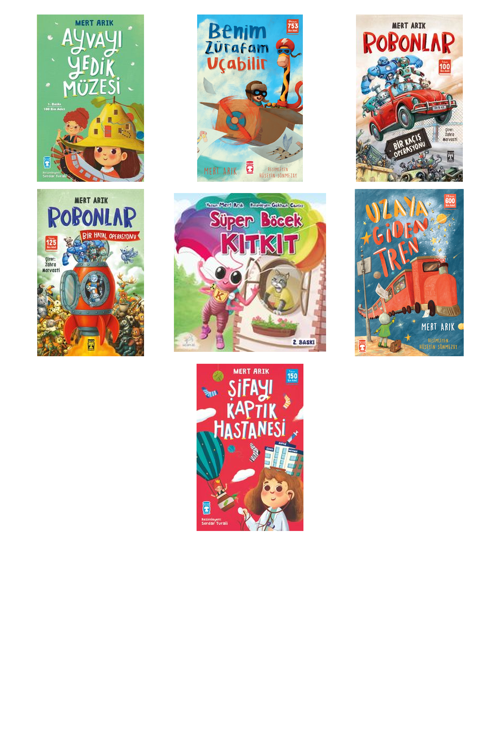 Mert Arık Ayvayı Yedik Müzesi +6 Adet Kitap Set