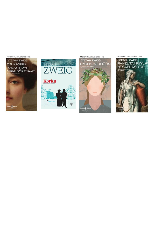 Stefan Zweig Bir Kadının Yaşamından Yirmi Dört Saat +3 Adet Kitap Set